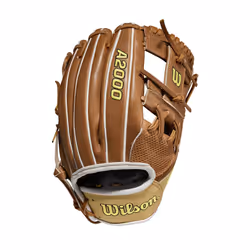 Wilson 2022 A2000 SC1787 11.75"""" Infield Baseball Glove - Saddle Tan/Blonde  Right Hand Throw