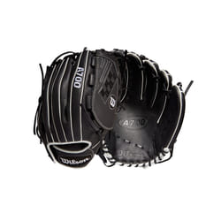Wilson 2022 A700 12.5"""" Fastpitch Outfield Glove - Left Hand Throw  Black/White