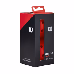 WILSON TRU 32 Pro Pickleballs - 2 Pack Red