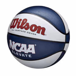 Wilson NCAA Elevate Basketball - Size 7-29.5  White/Navy