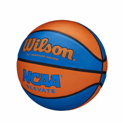 Wilson NCAA Elevate Basketball - Size 5-27.5  Royal/Orange