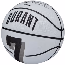 WILSON NBA Player Icon Mini Basketball - Kevin Durant   Mini Size White/Black