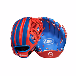 Wilson 2022 A200 EZ Catch 10"" Glove - Right Hand Throw Royal/Red