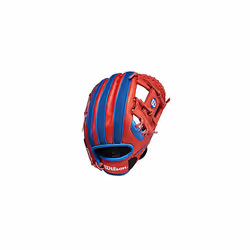 Wilson 2022 A200 EZ Catch 10"" Glove - Right Hand Throw  Royal/Red