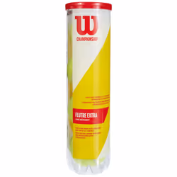 WILSON Championship Tennis Balls - Extra Duty  Single Can (4 Balls)
