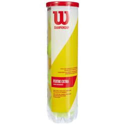 WILSON Championship Tennis Balls - Extra Duty  Single Can (4 Balls)