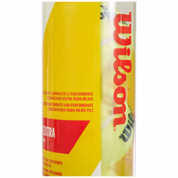 WILSON Championship Tennis Balls - Extra Duty  Single Can (4 Balls)