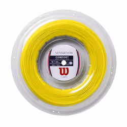 WILSON Sensation 16 Tennis String - 200m Reel Yellow
