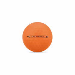Staff Golf Balls, Duo Soft, Two-Piece Golf Ball, 12 Balls, Orange