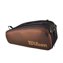 WILSON Pro Staff V14 Super Tour Tennis Racket Bag - Brown  Holds up to 15 Rackets