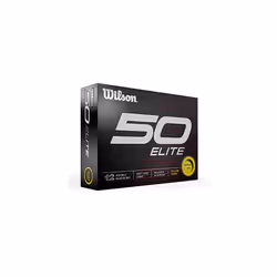 Fifty Elite Golf Balls - 12 Pack, Yellow
