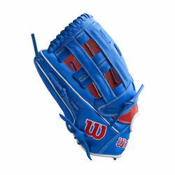 Wilson 2024 A1000 1922 12.75  Outfield Baseball Glove - Left Hand Throw  Royal/Red/White