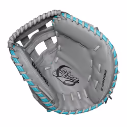 Wilson 2024 A500 Siren 32  Youth Fastpitch Softball Catchers Mitt - Ri