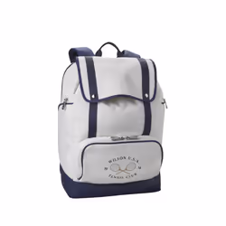 WILSON 1914 Heritage Tennis Backpack - Holds up to 2 Rackets Cream/Da