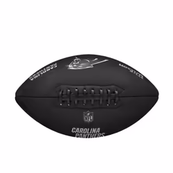 WILSON NFL Team Metallic Premiere Football - Official Size  Carolina Panthers