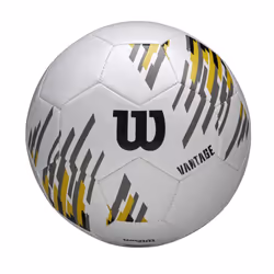 WILSON NCAA Vantage Soccer Ball - Size 5 White/Gold