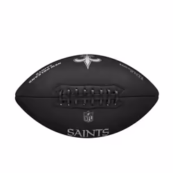 WILSON NFL Team Metallic Premiere Football - Official Size  New Orleans Saints