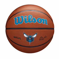 WILSON NBA Team Alliance Basketball - Charlotte Hornets Size 7-29.5""""