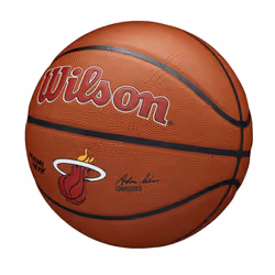 WILSON NBA Team Alliance Basketball - Miami Heat  Size 7-29.5""""