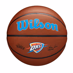 WILSON NBA Team Alliance Basketball - Oklahoma City Thunder  Size 7-29.5""""