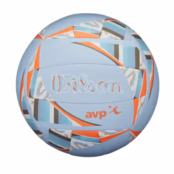 WILSON AVP Movement Volleyball - Official Size  Blue/Orange/White