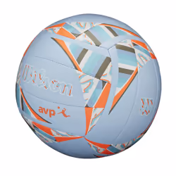 WILSON AVP Movement Volleyball - Official Size  Blue/Orange/White
