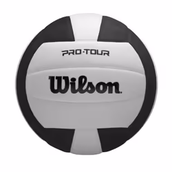 WILSON Pro Tour Indoor Volleyball - Black/White Official Size