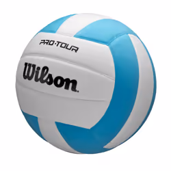 WILSON Pro Tour Indoor Volleyball - Teal/White  Official Size