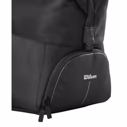 WILSON RF Tennis Practice Bag - Holds up to 6 Rackets  Black