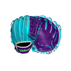 Wilson Winter 2024 A2000 DW5 12"""" Infield Baseball Glove - Teal/Purple/Green  Right Hand Throw