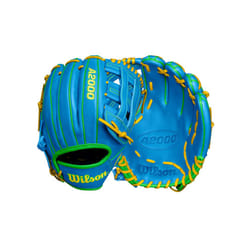 Wilson Spring 2025 A2000 PP05 11.5  Infield Baseball Glove - Right Hand Throw  Sky Blue/Optic Yellow