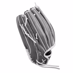 Wilson Fall 2024 A1000 T125 12.5  Outfield Fastpitch Softball Glove - White/Grey  Left Hand Throw