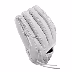 Wilson Fall 2024 A1000 V125 12.5  Outfield Fastpitch Softball Glove - White/Grey  Right Hand Throw