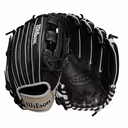 Wilson Fall 2024 A1000 1750 12.5 Outfield Baseball Glove - Black/Grey/Red Left Hand Throw