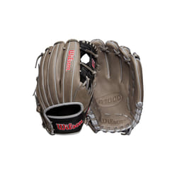 Wilson Fall 2024 A1000 1787 11.75  Infield Baseball Glove - Grey/Black/Red  Right Hand Throw