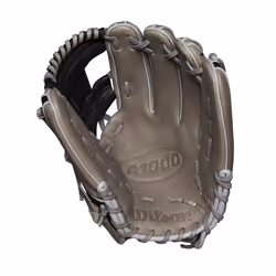 Wilson Fall 2024 A1000 1787 11.75  Infield Baseball Glove - Grey/Black/Red  Right Hand Throw