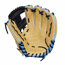Wilson Fall 2024 A1000 1786 11.5  Infield Baseball Glove - Blonde/Black/Cool Blue  Right Hand Throw