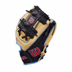 Wilson Fall 2024 A1000 1786 11.5  Infield Baseball Glove - Blonde/Black/Cool Blue  Right Hand Throw