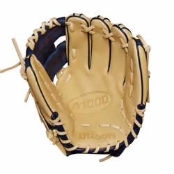 Wilson Fall 2024 A1000 PF11 11  Infield Baseball Glove - Blonde/Navy/Red  Right Hand Throw