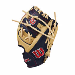 Wilson Fall 2024 A1000 PF11 11  Infield Baseball Glove - Blonde/Navy/Red  Right Hand Throw