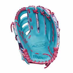 Wilson Spring 2025 Randy Arozarena RA56 12.75  Game Model Outfield Baseball Glove - Left Hand Throw  Floral/Flamingo/Teal