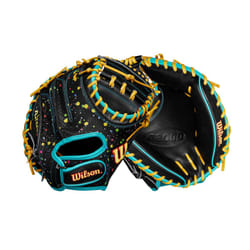Wilson Spring 2025 A2000 PF33SS 33  Baseball Catchers Mitt - Rigtht Hand Throw  Variety/Yellow/Teal