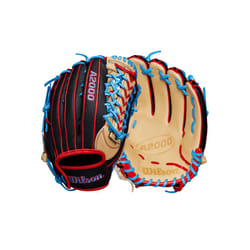 Wilson Spring 2025 A2000 PF92SS 12.25  Outfield Baseball Glove - Right Hand Throw  Black/Red/Sky Blue