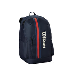 WILSON 2025 Team Tennis Backpack - Navy/Red  Holds up to 2 Rackets