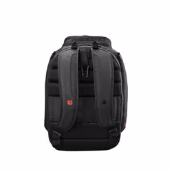 WILSON Clash V3 Super Tour Tennis Backpack - Black/Infrared  Holds up to 2 Rackets