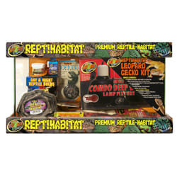 ZooMed Leopard Gecko Kit Starter Premium Reptile Habitat Lizard Home Lighting