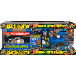 ) ZooMed Reptihabitat Turtle Complete Kit Aquatic Terrapin Kit 20gal - Kit 20gal (76x30x30cm