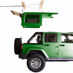 Harken Hardtop Hoist for Jeep Wrangler and Gladiator | Overhead Garage Storage Lifts Load Evenly Safe Anti-Drop System 6:1 ...