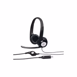 Logitech H390 USB Computer Headset, Wired, 20 - 20000 Hz, Office/Call center, 197 g, Headset, Black