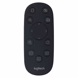Logitech PTZ Pro 2, Webcam, RF Wireless, Press buttons, Black